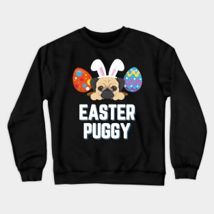 Easter Puggy Cute Dog Pug Funny Easter Crewneck Sweatshirt